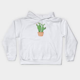 Prickly Pear Cactus Kids Hoodie